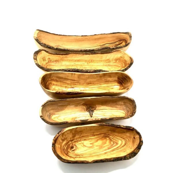 Olivenholz Brotschale rustikal